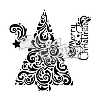 TCW Christmas Tree Stencil