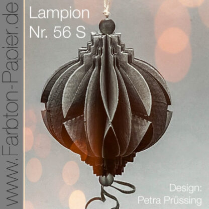 Faltstanze Farbton-Papier Lampion 56S