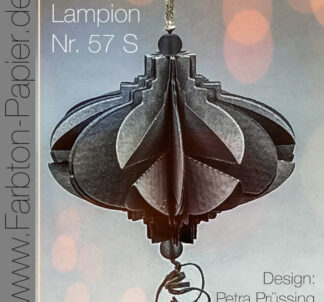 Faltstanze Farbton-Papier Lampion 57S