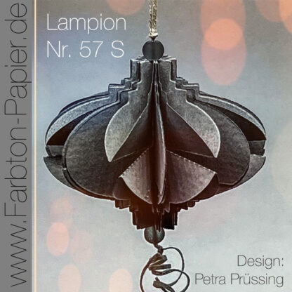 Faltstanze Farbton-Papier Lampion 57S
