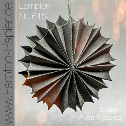 Faltstanze Farbton-Papier Lampion 62S