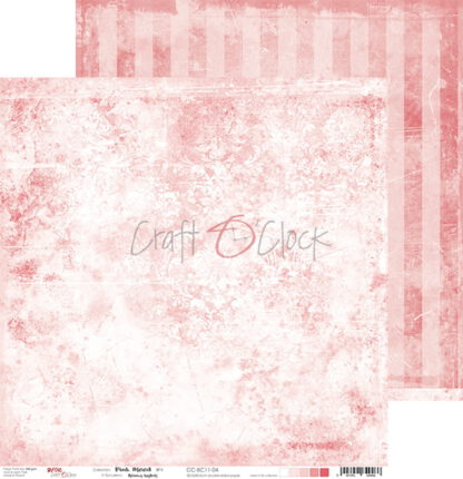 Hintergrund Papier Craft O'clock 'Rosa Mood#4