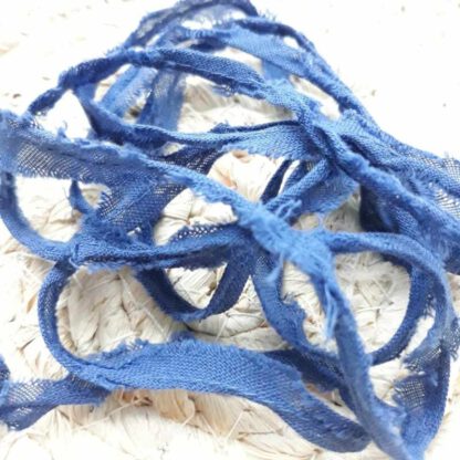 Baumwollband Jeansblau