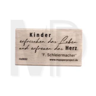 Holz Stempel My Paper Project ... Die Kinder