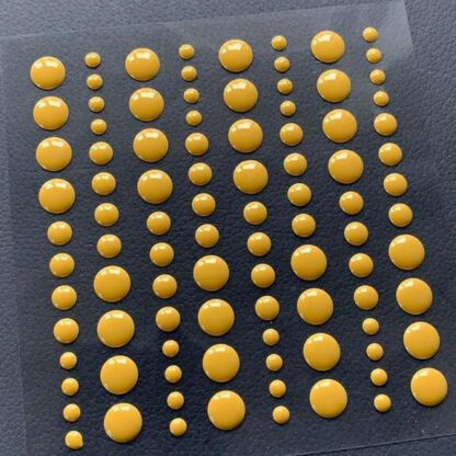 Enamel Dots Mustard1