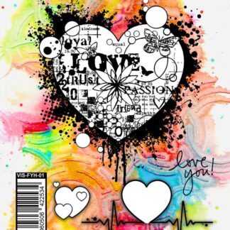 Acrylstempel 'Follow Your Heart' Visible Image