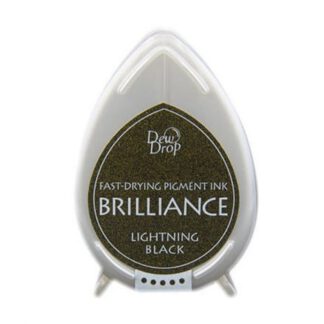 Brilliance Dew Drops Lightning Black 33x47mm