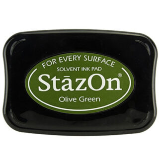 StazOn Inkpads Olive Grün 5x8cm