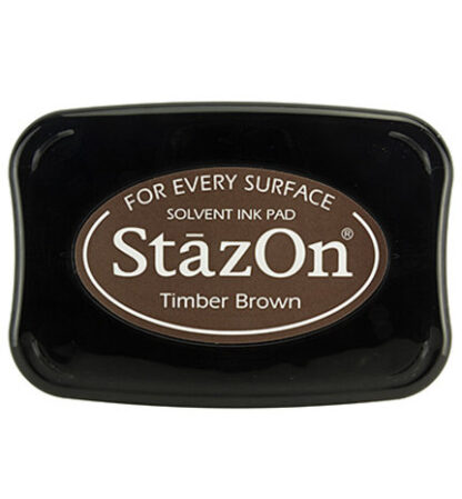 StazOn Inkpads Timber Brown 5x8cm